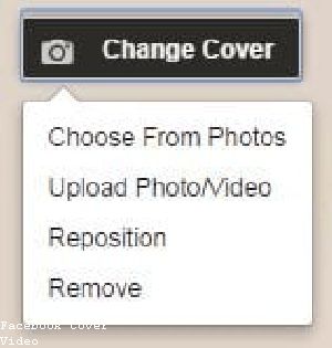 Facebook Page Cover Set to Only Video