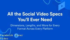 Create Video for Facebook Cover Photo